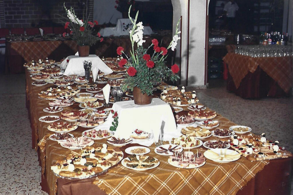 Restaurante El Algar de Don Joan en los años 80 en las Fuentes del Algar